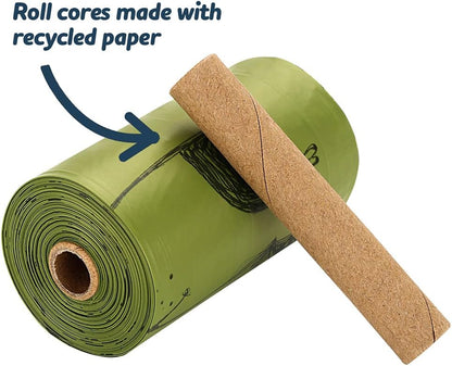 Ley’S Dog Poop Bags 360 Count (24 Rolls), Unscented Extra Thick Dog Waste Bags, 100% Leak Proof & Tear Resistant Doggie Bags with Dispenser, Refill Rolls for Small Medium Large Dogs